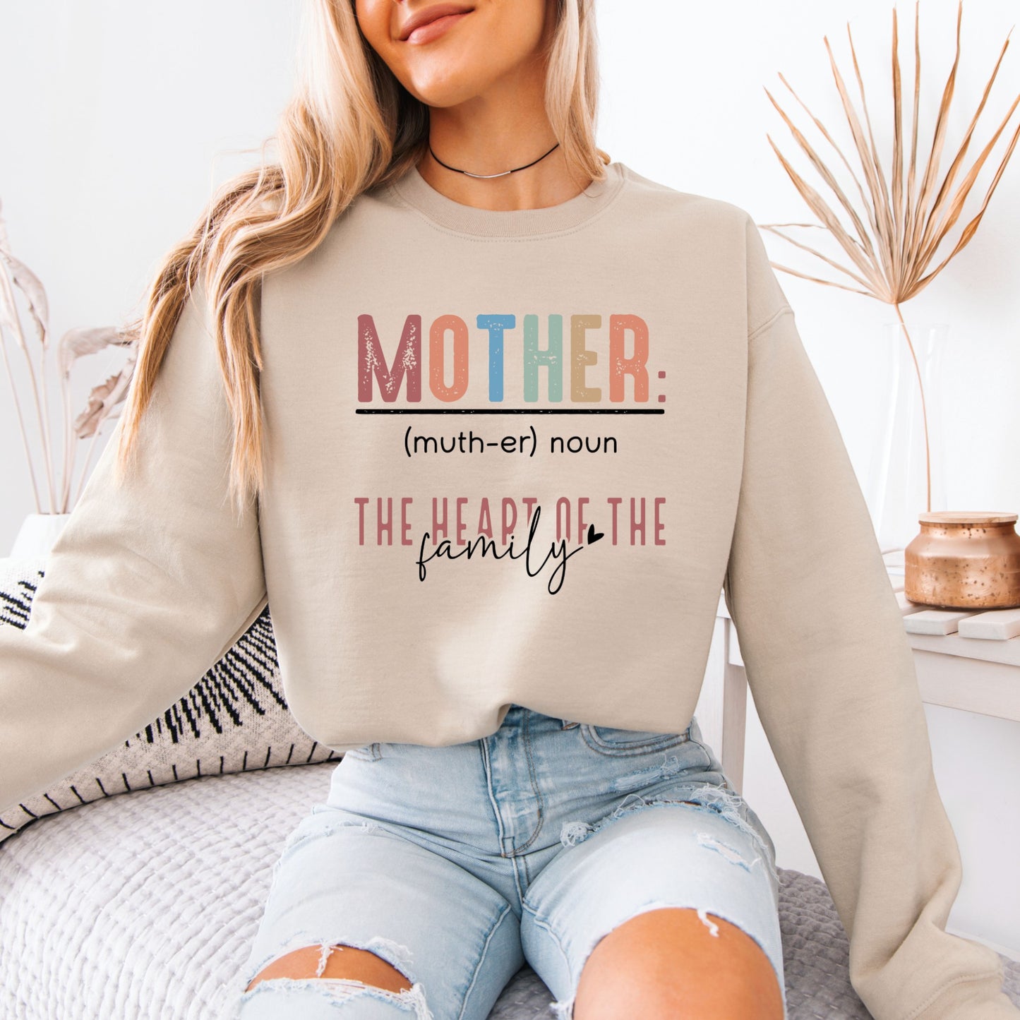 The Heart of the Family Cotton Sweatshirt