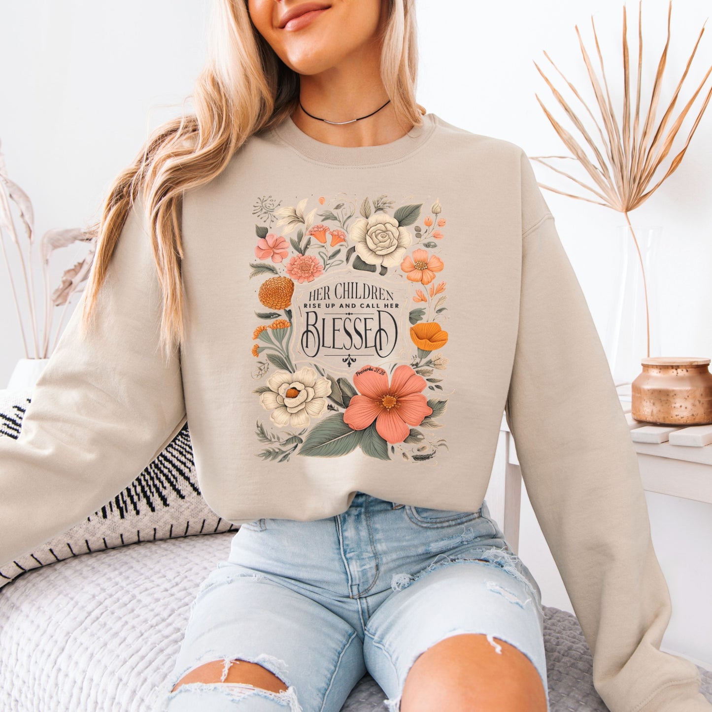 Blessed Cotton Sweatshirt