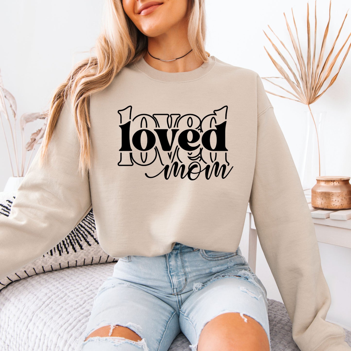 Loved Mum Cotton Sweatshirt