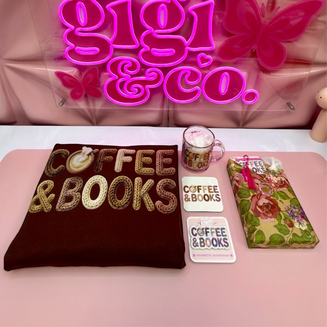 ☕📚 Coffee & Books, Cozy Reader Gift Bundle