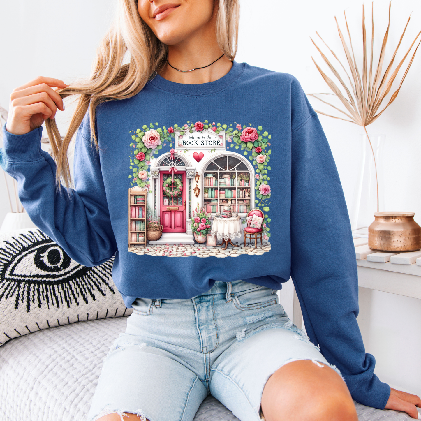 🏡📚 Welcome to the Bookstore
Organic Cotton Sweatshirt