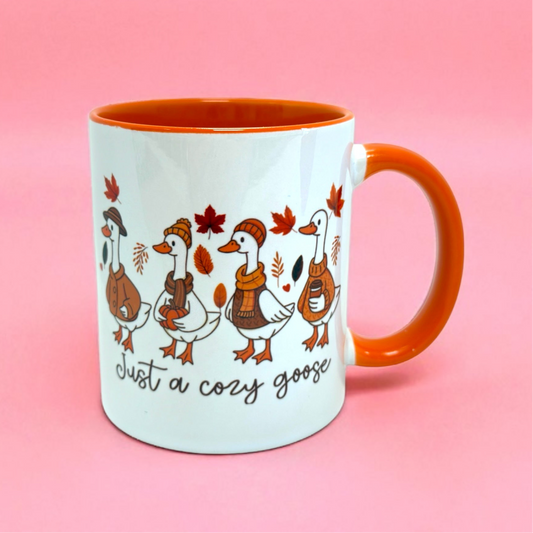🧡 Just a Cozy Goose Mug | 11oz 🍂