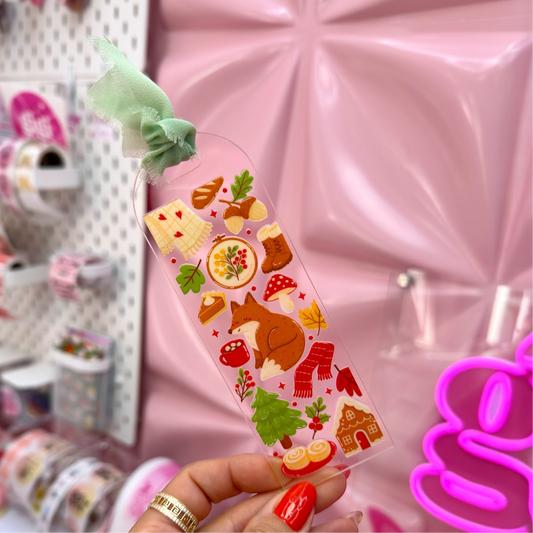 ✨ Woodland Christmas Acrylic Bookmark ✨