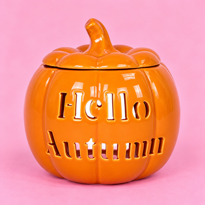 🎃 Hello Autumn Pumpkin Wax Melt Burner 🍂✨