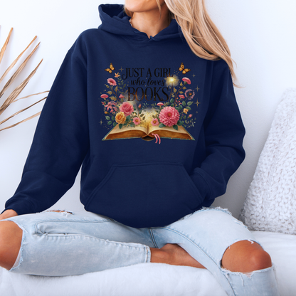 ✨📚 Just a Girl Who Loves Books 
 Luxuriously Thick Hoodie✨