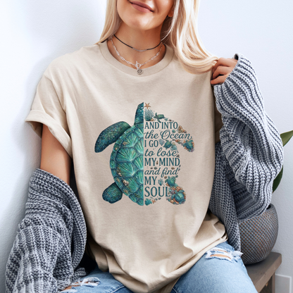 🐢🌊 Into The Ocean Sea Turtle t-shirt