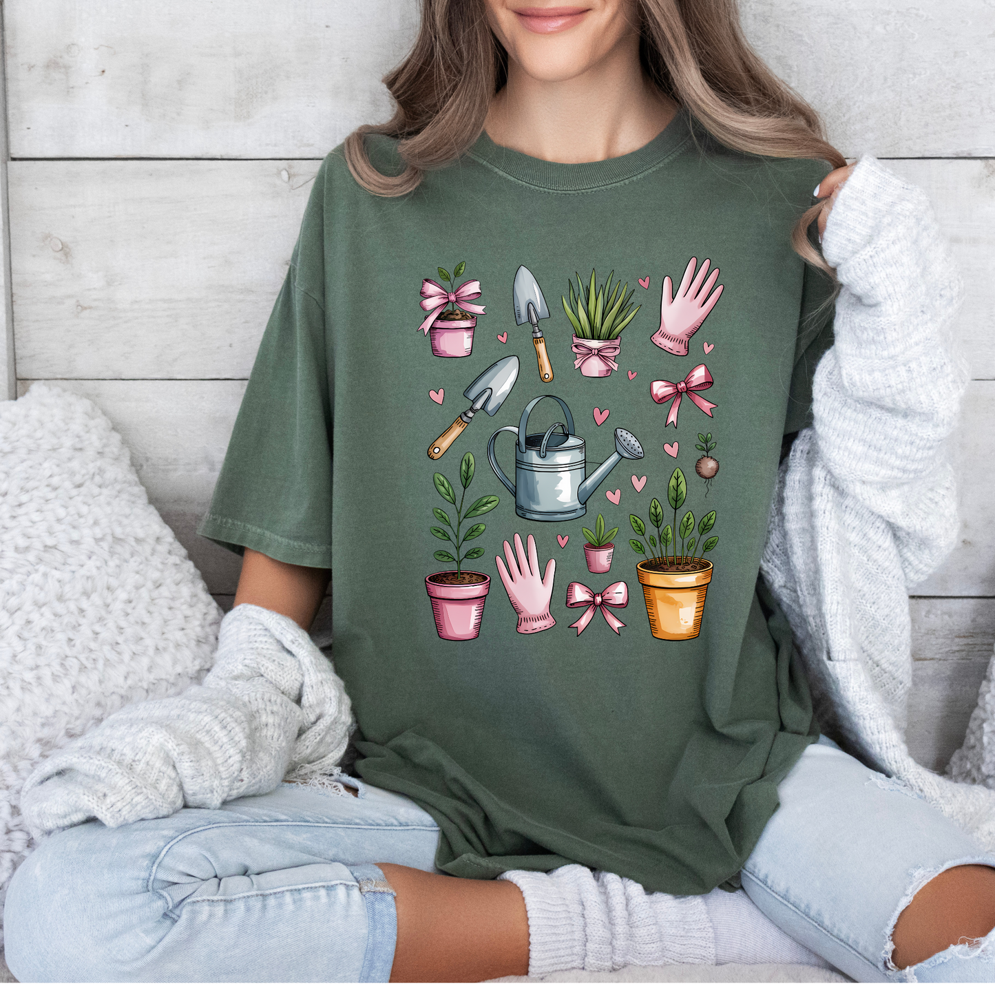 Garden Girl Era T-shirt 100% Organic Cotton