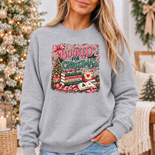 Booked for a Cosy Christmas 🎀📚🎄  Cosy Christmas Sweatshirt