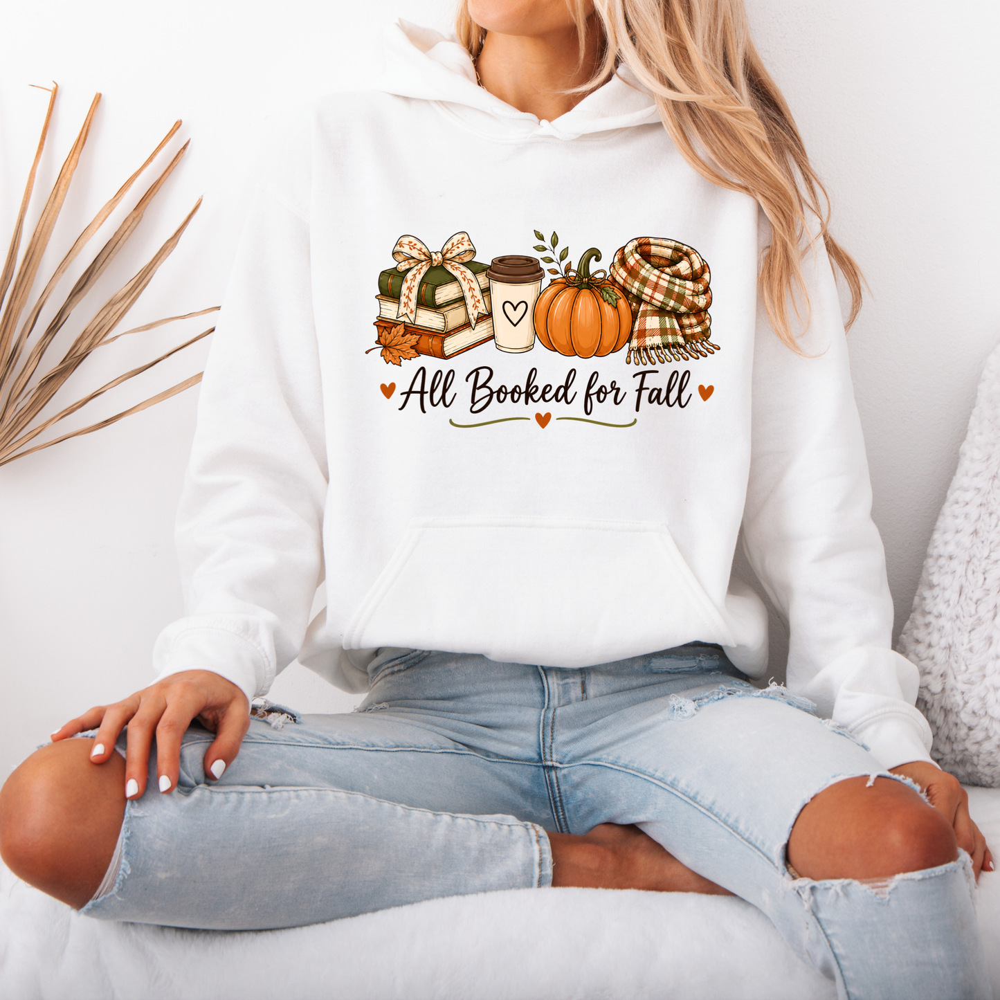 🍂 All Booked for Fall Hoodie 🦊🍂