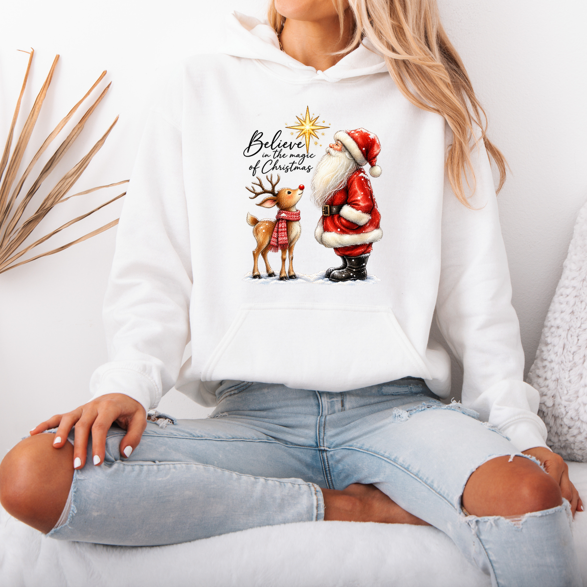 Believe in the Magic of Christmas 🎅🦌✨  Premium Christmas Hoodie