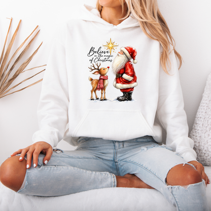 Believe in the Magic of Christmas 🎅🦌✨  Premium Christmas Hoodie