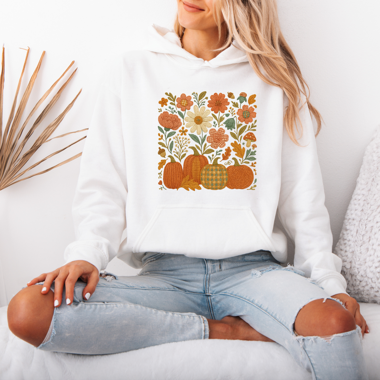 Harvest Stitch Garden Luxuriously Thick Hoodie