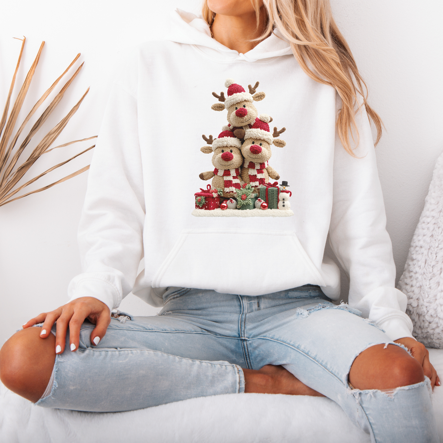 🦌✨ Cozy Reindeer Stack ✨🦌 Luxuriously Thick Hoodie