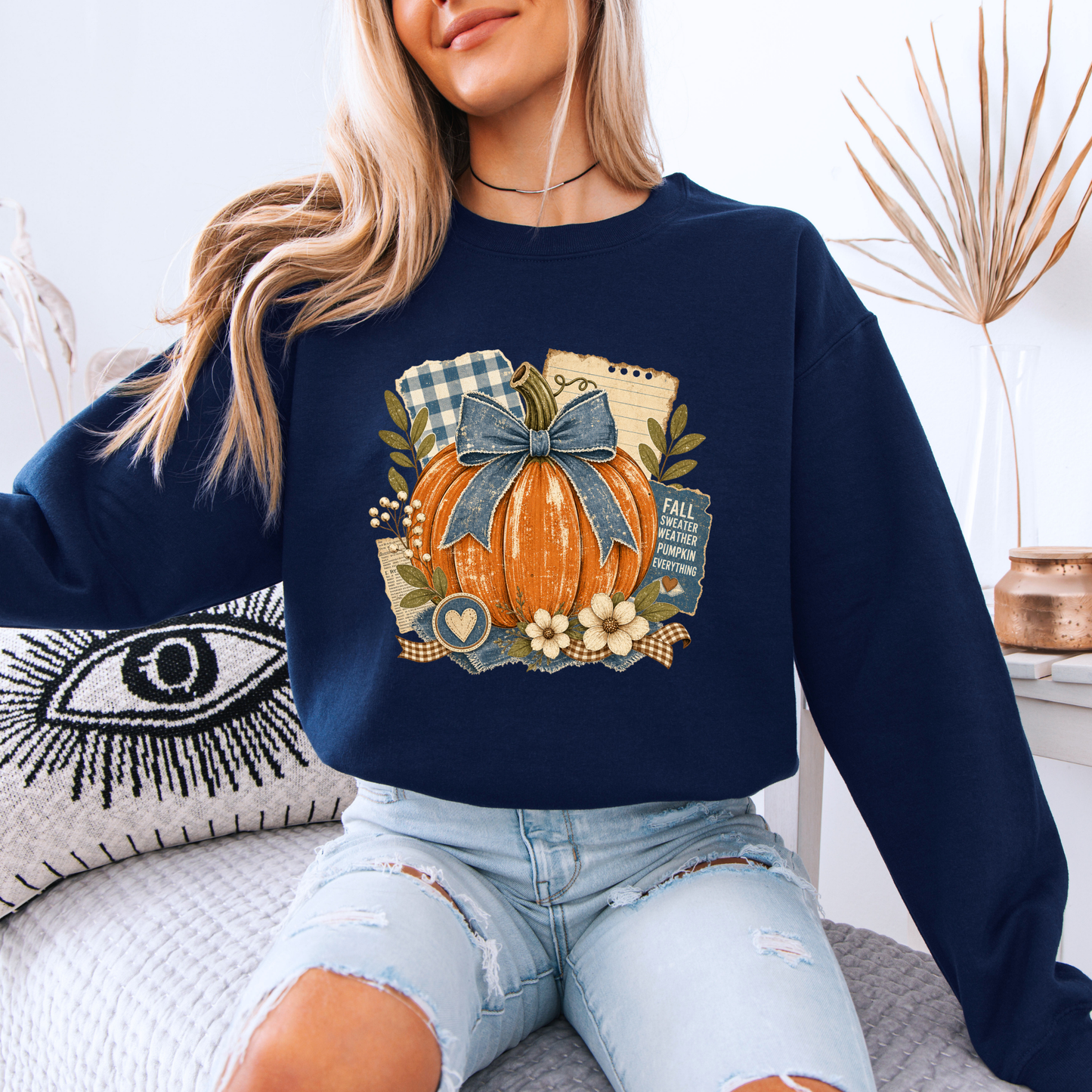Fall Sweater Weather Pumpkin Sweatshirt 🎃🍂