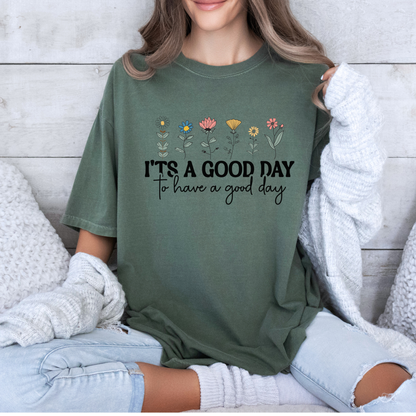 Good Day Wildflowers 🌼 t-shirt 100% Organic Cotton