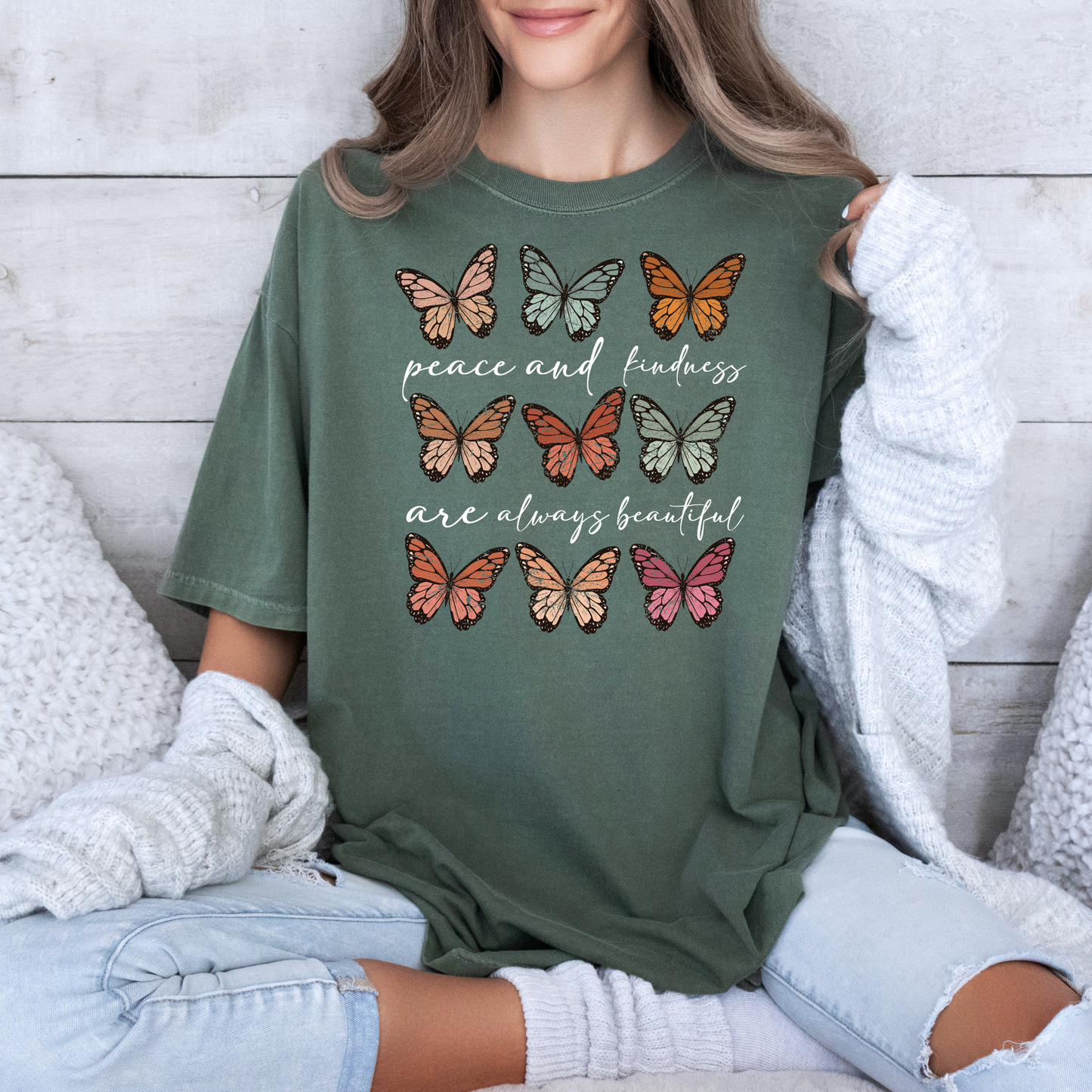 Peace and Kindness Are Always Beautiful T-Shirt 🌸