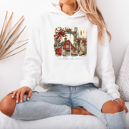 🎄 Small Town Christmas 🏘️  Luxuriously Thick Hoodie