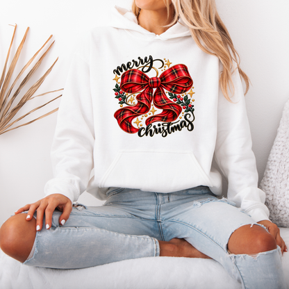 A Tartan Christmas Wish 🎀✨  Premium Christmas Hoodie
