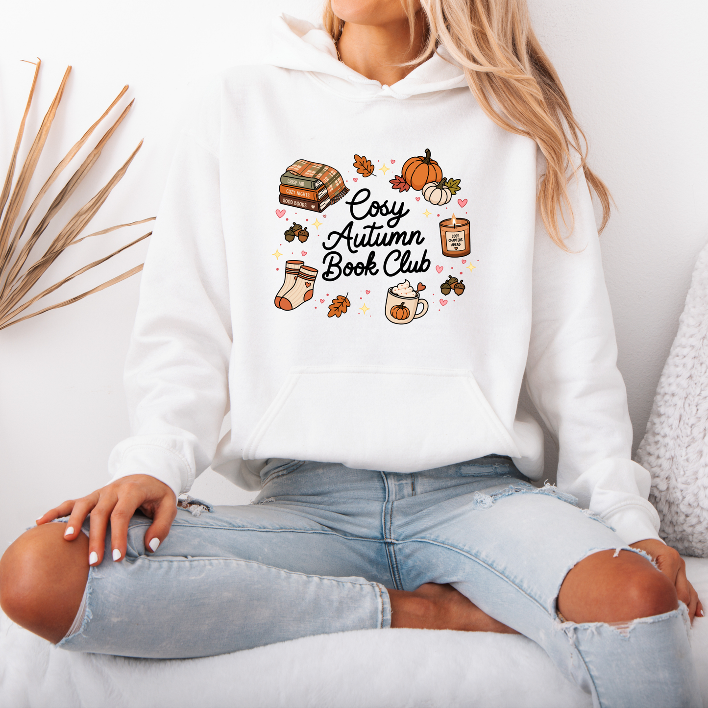 Cosy Autumn Book Club Hoodie 📚🍂