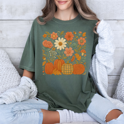 Harvest Stitch Garden - 100% Organic cotton T-shirt