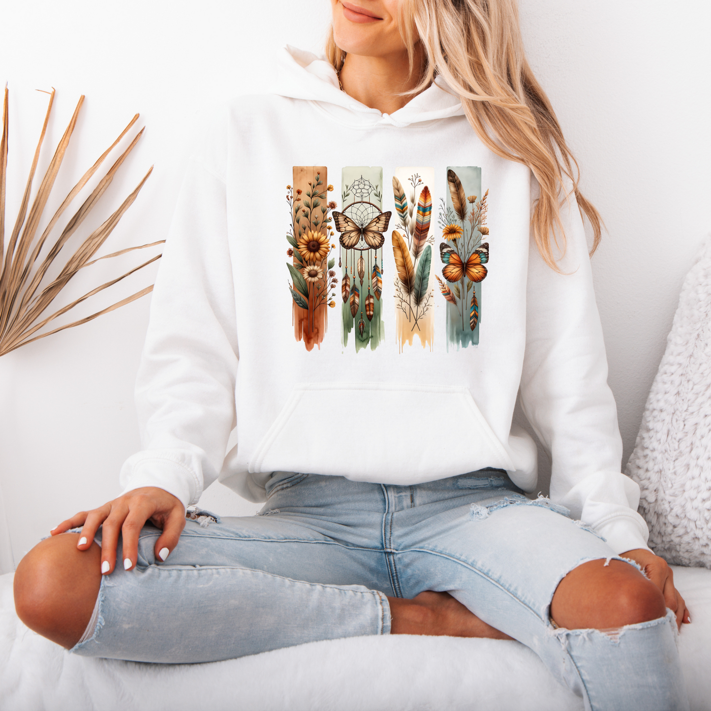 Dreamcatcher Whispers Oversized Hoodie hoodie Organic Cotton