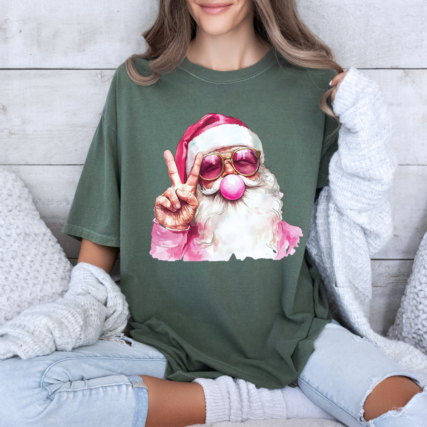 🎅🏻🕶️ Cool Santa ✨ 100% Organic Cotton T-Shirt