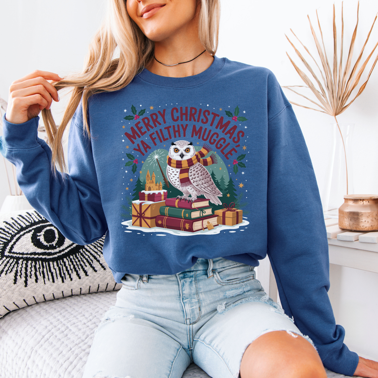 🧙‍♂️🎄 Filthy Muggle Christmas 🎄🧙‍♂️ Organic Cotton Sweatshirt