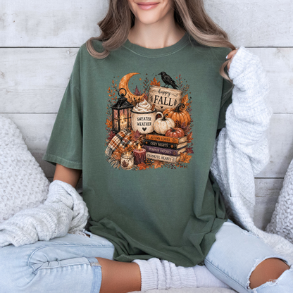 🍂🎃 Happy Fall Sweater Weather T-Shirt 🎃🍂