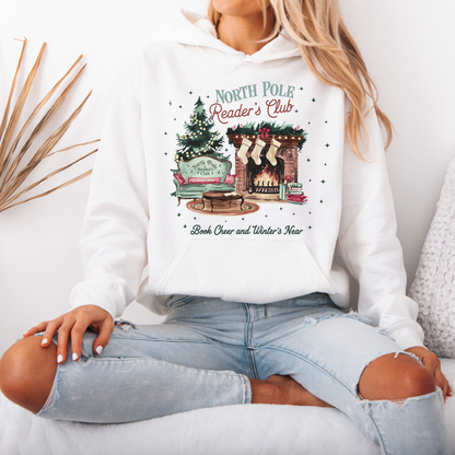 📚❄️ North Pole Reader’s Club ❄️📚 Luxuriously Thick Hoodie