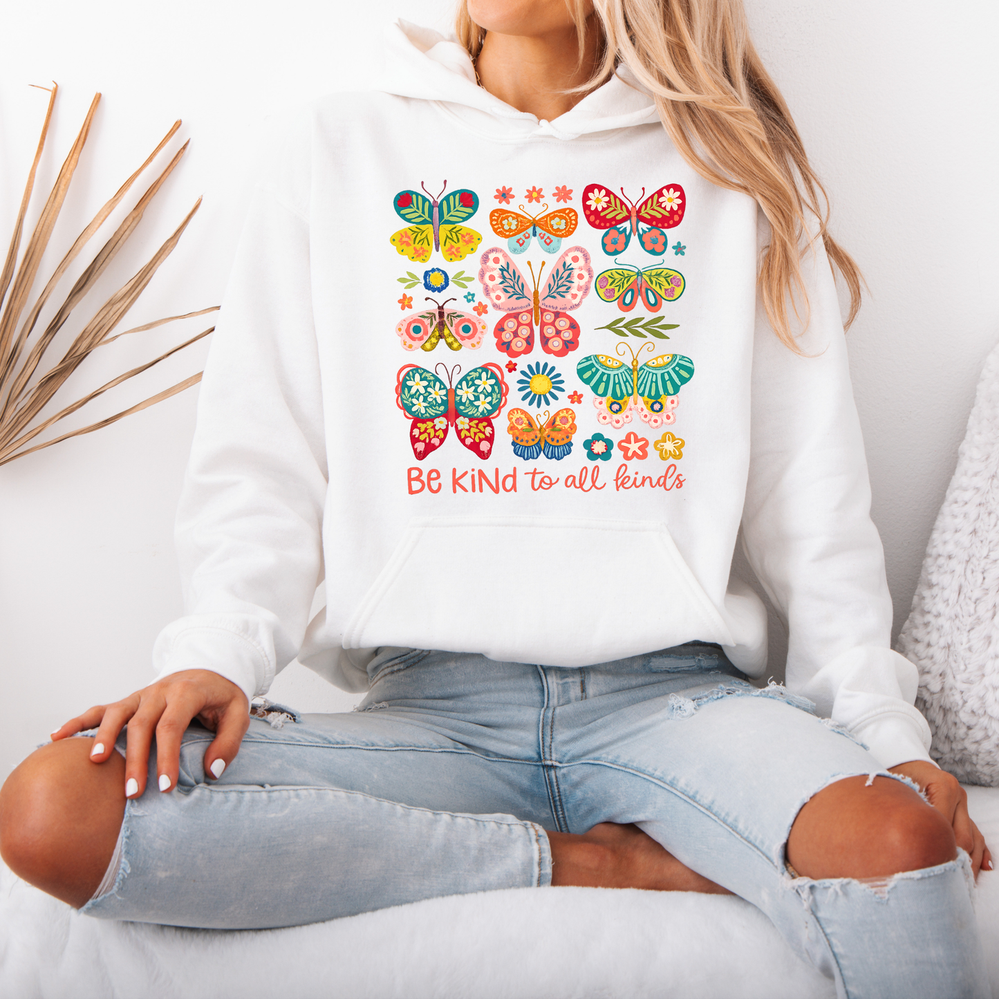 🦋 Colorful Butterflies 🦋✨ Luxuriously Thick Hoodie✨