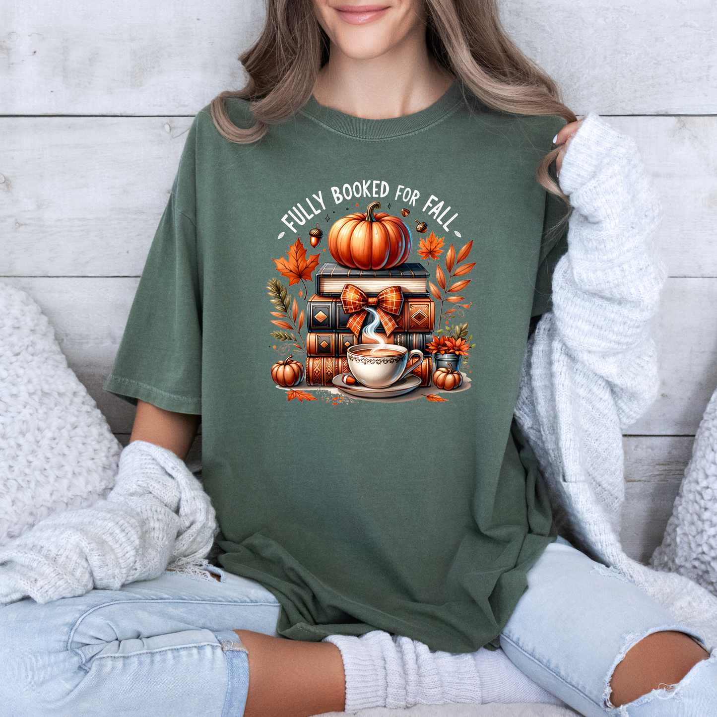 🍂📚 Fully Booked for Fall T-Shirt 🎃☕