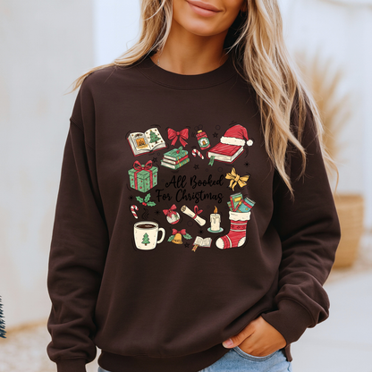 📚✨ Bookish Christmas ✨📚 Organic Cotton Sweatshirt 📚✨