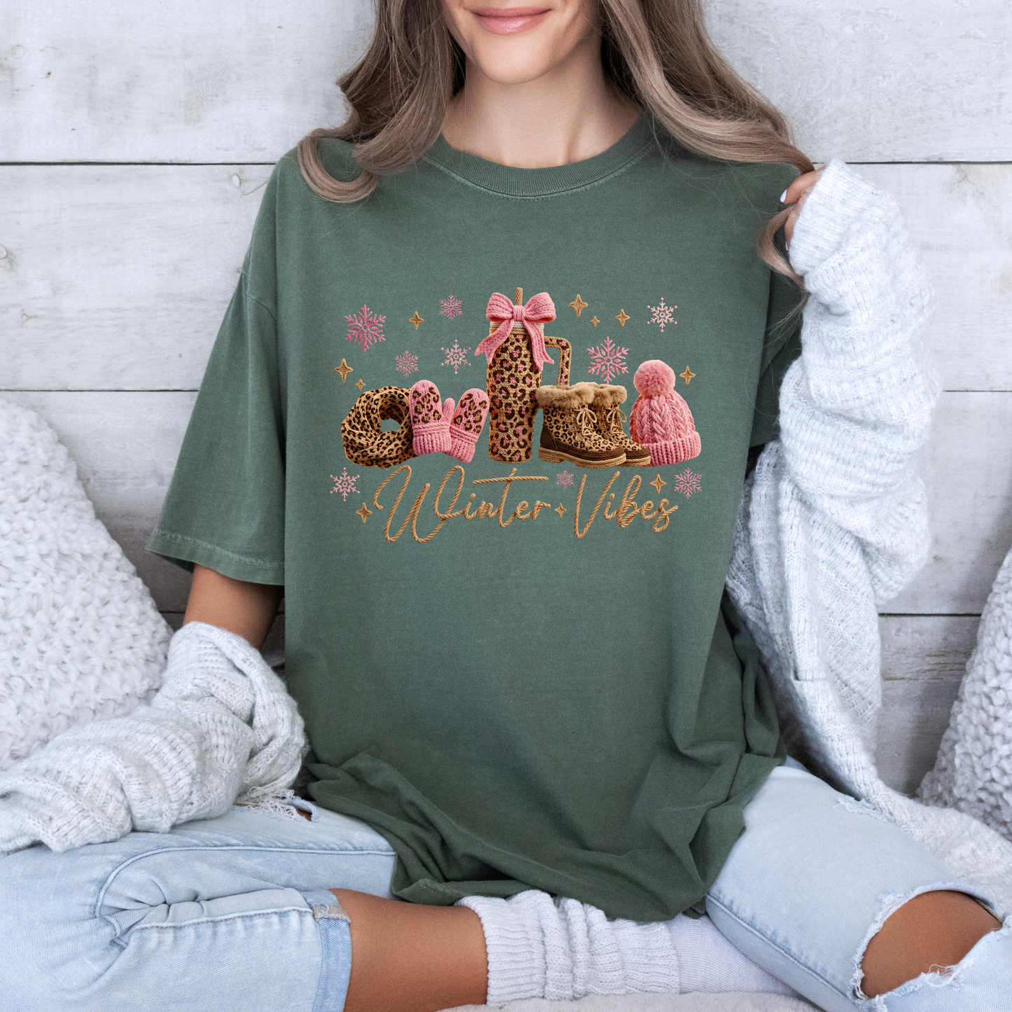 ❄️✨ Winter Vibes ✨❄️ 100% Organic Cotton T-Shirt