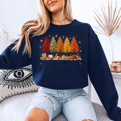 🍂🎨 Fall Is My Favourite Colour Soft Sweatshirt 🍁✨