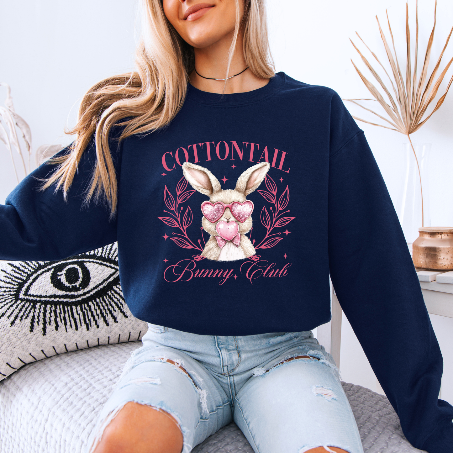 Cottontail Bunny Club Sweatshirt 🐰💖✨