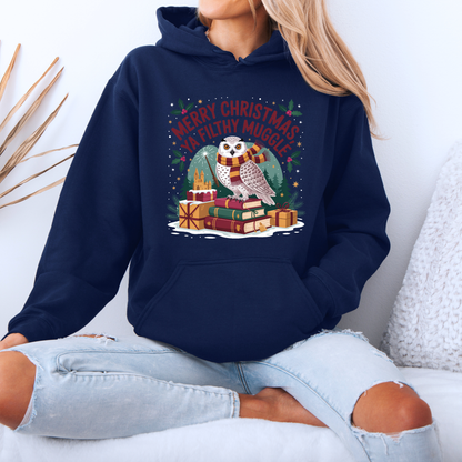 🧙‍♂️🎄 Filthy Muggle Christmas 🎄🧙‍♂️ Luxuriously Thick Hoodie