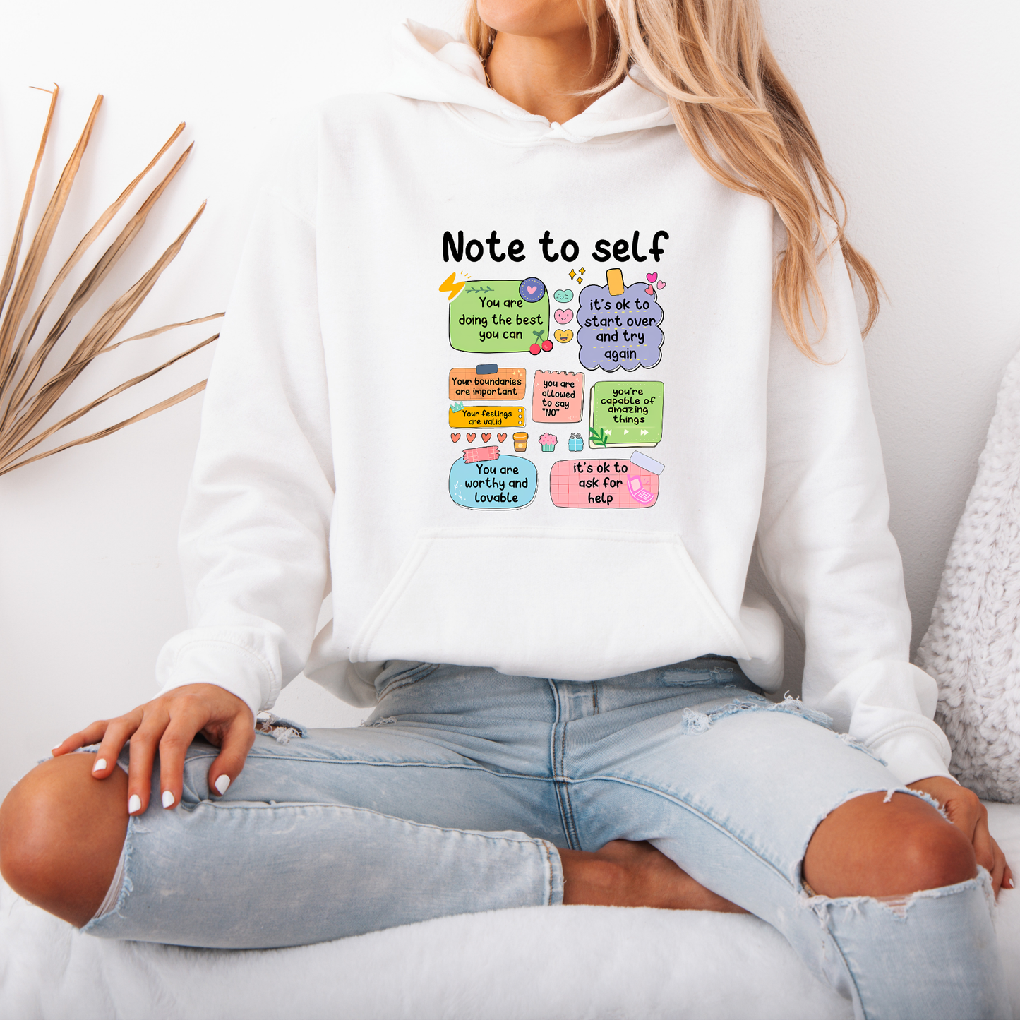 ✨ Note to Self Affirmation Hoodie
