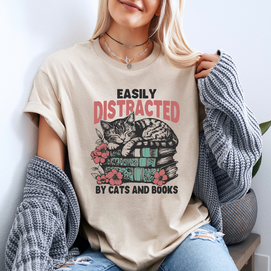 Cat Nap & Chapters - 100% Organic cotton T-shirt