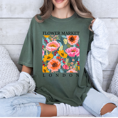 Evening Blossom Garden 🌺 t-shirt 100% Organic Cotton