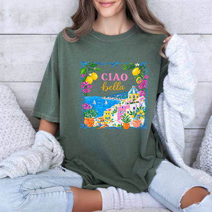 💙 Ciao Bella Seaside T-Shirt 🍋🌊
