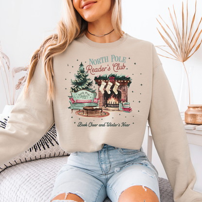 📚❄️ North Pole Reader’s Club ❄️📚 Organic Cotton Sweatshirt