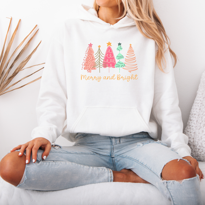 🎄 Merry & Bright Forest 🌟  Luxuriously Thick Hoodie