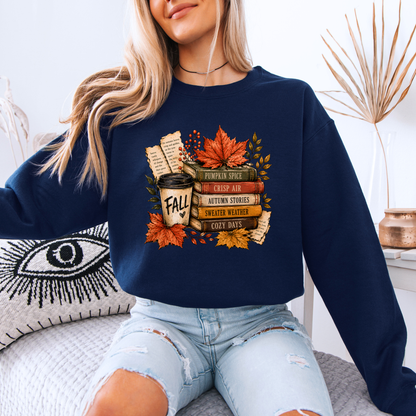 🍂 Autumn Stories Bookish Sweatshirt 📚