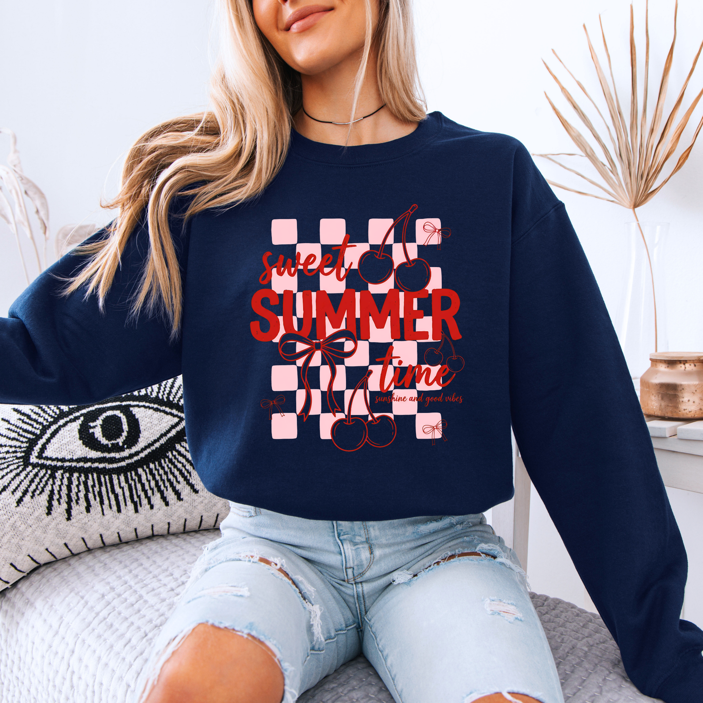 🍒 Sweet Summer Cherries Sweatshirt 🎀☀️
