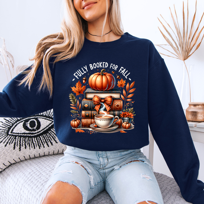 🍂📚 Fully Booked for Fall Sweatshirt 🎃☕