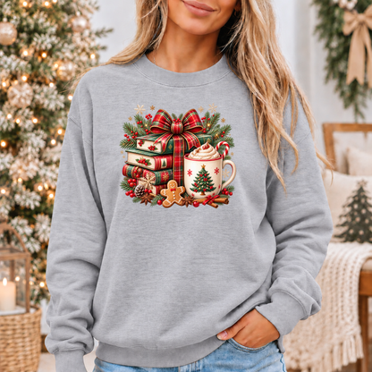 Festive Christmas Book Nook ✨🎅 Cosy Christmas Sweatshirt