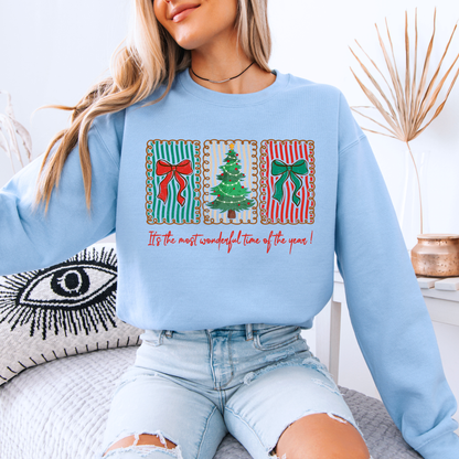 🍬 Sweet Holiday Cheer 🎄 Organic Cotton Sweatshirt