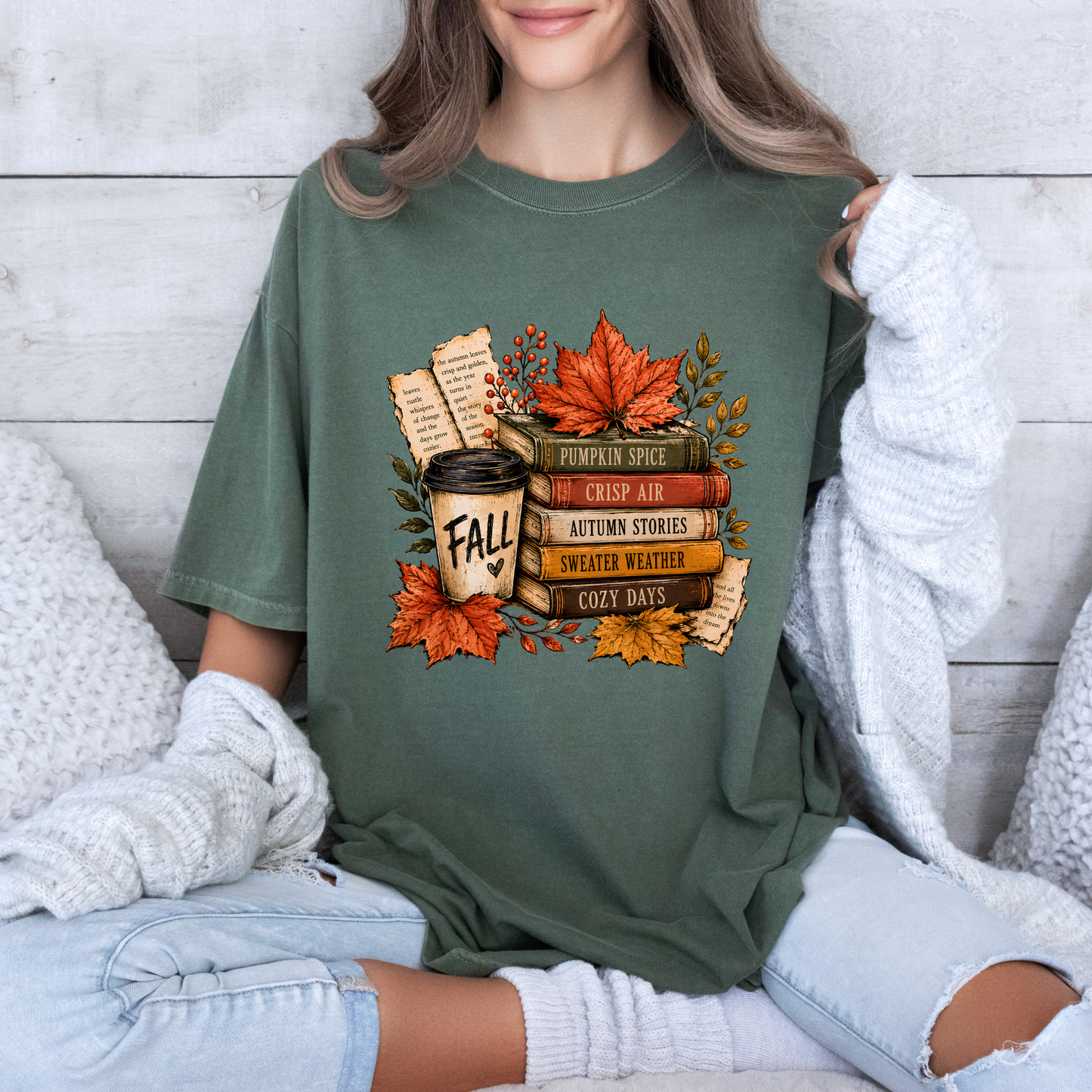 🍂 Autumn Stories Bookish T-Shirt 📚