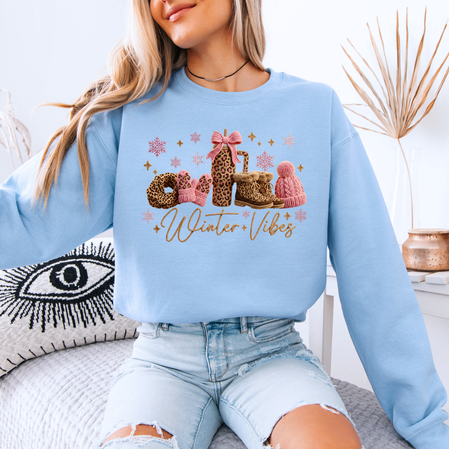 ❄️✨ Winter Vibes ✨❄️  Organic Cotton Sweatshirt