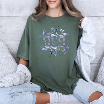 Mum I Love You Floral Heart T-shirt  💐💙
